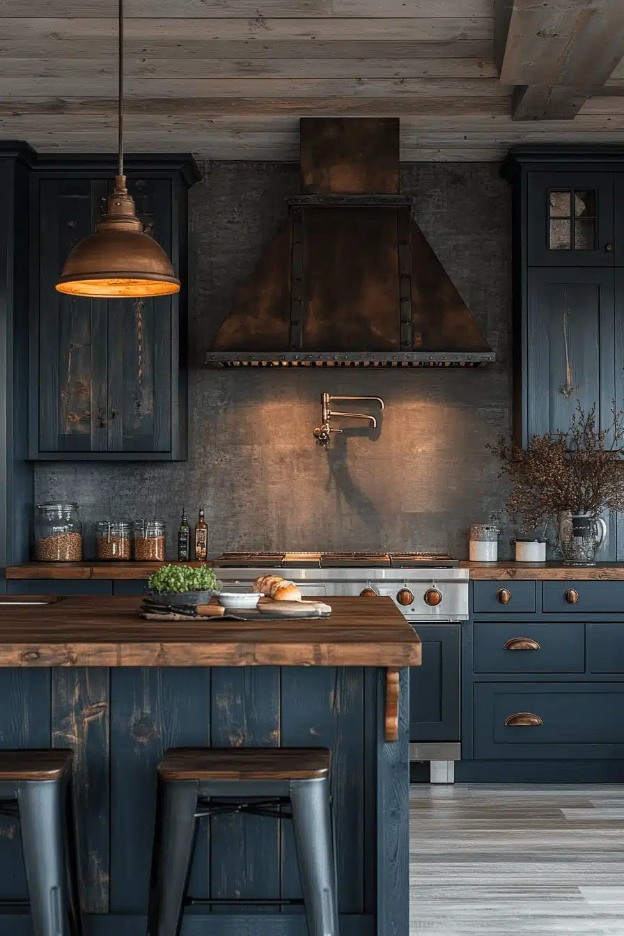 moody cottage kitchen