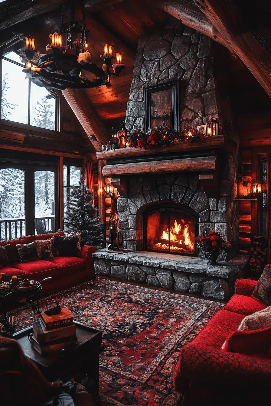 old cabin interior