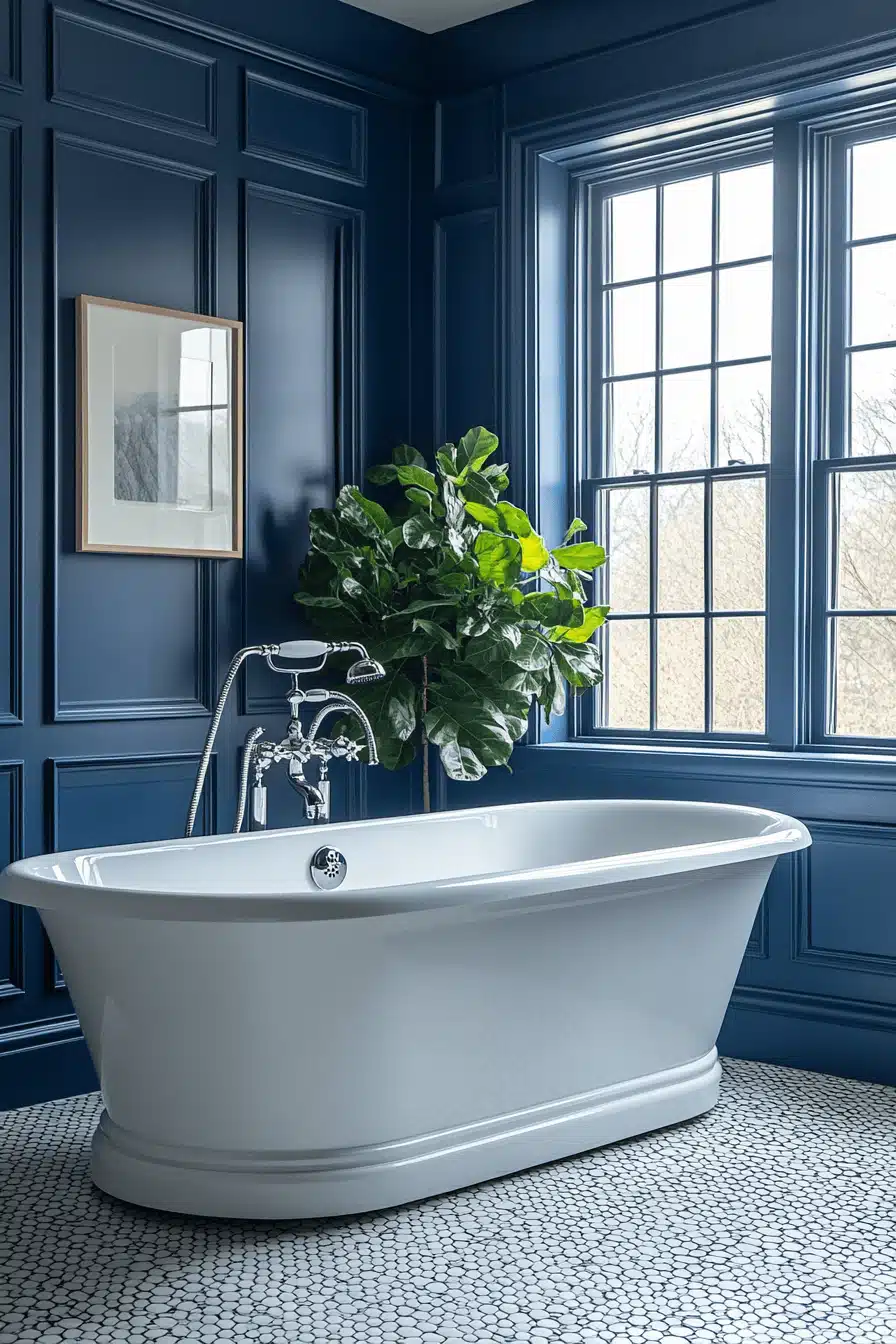 modern victorian bathroom