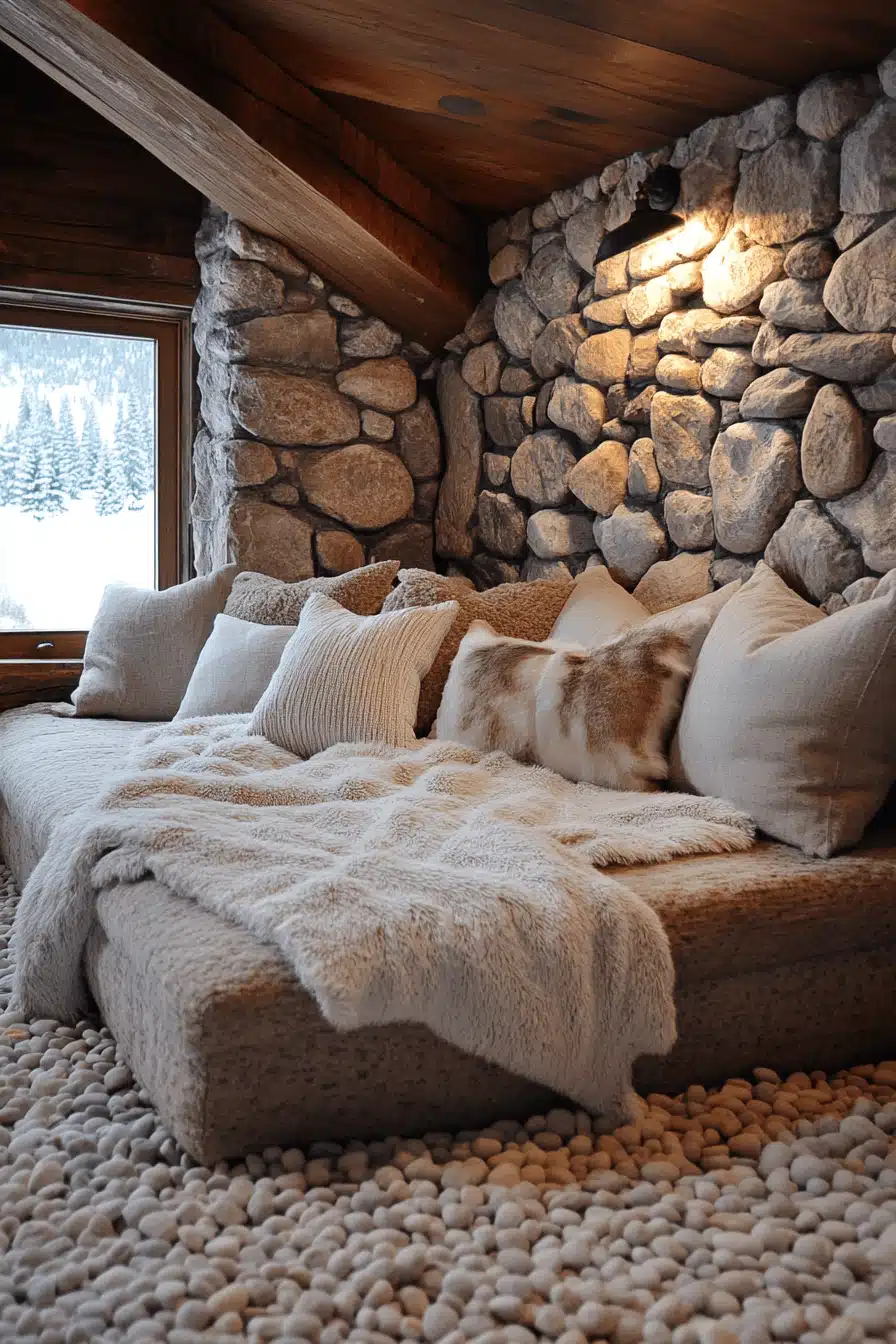 stone wall interior