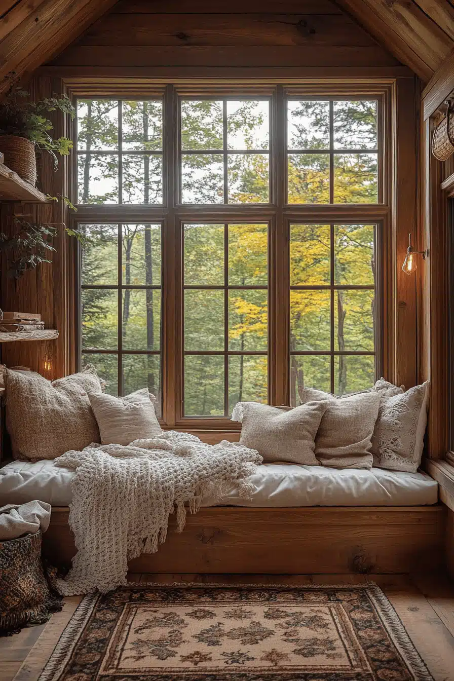 old cabin interior
