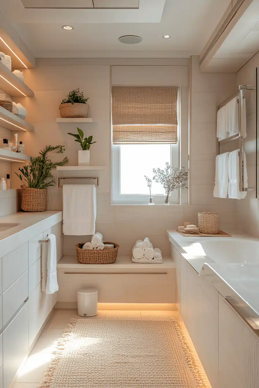 tropical bathroom
