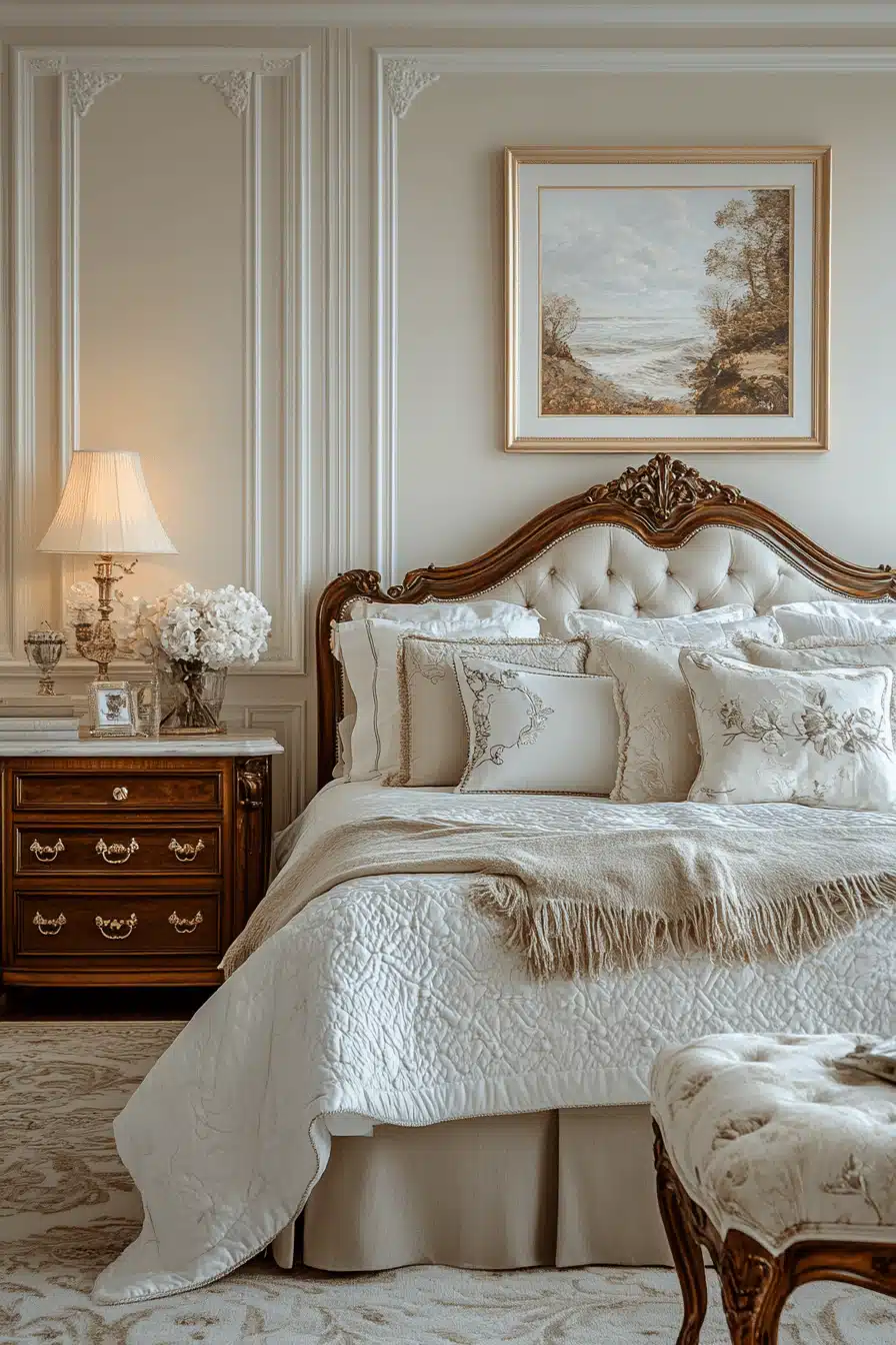 29 French Provincial Bedroom Ideas That Prove Classic Never Goes Out Of