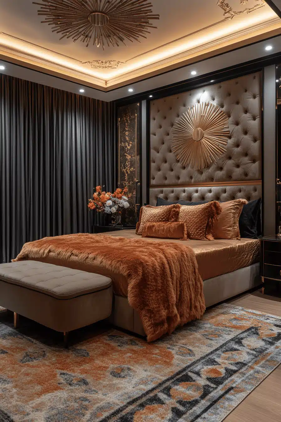 modern victorian bedroom