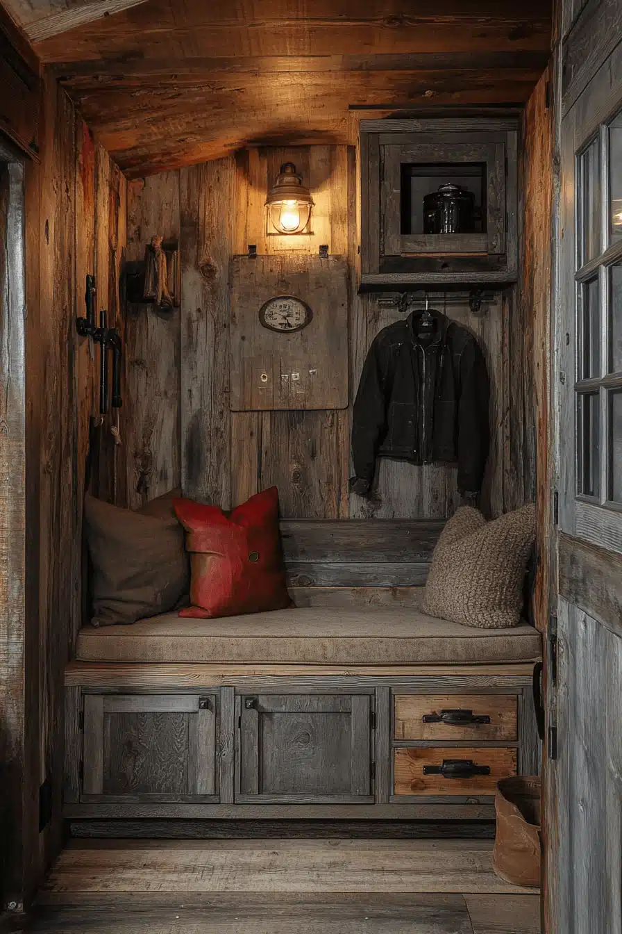 old cabin interior