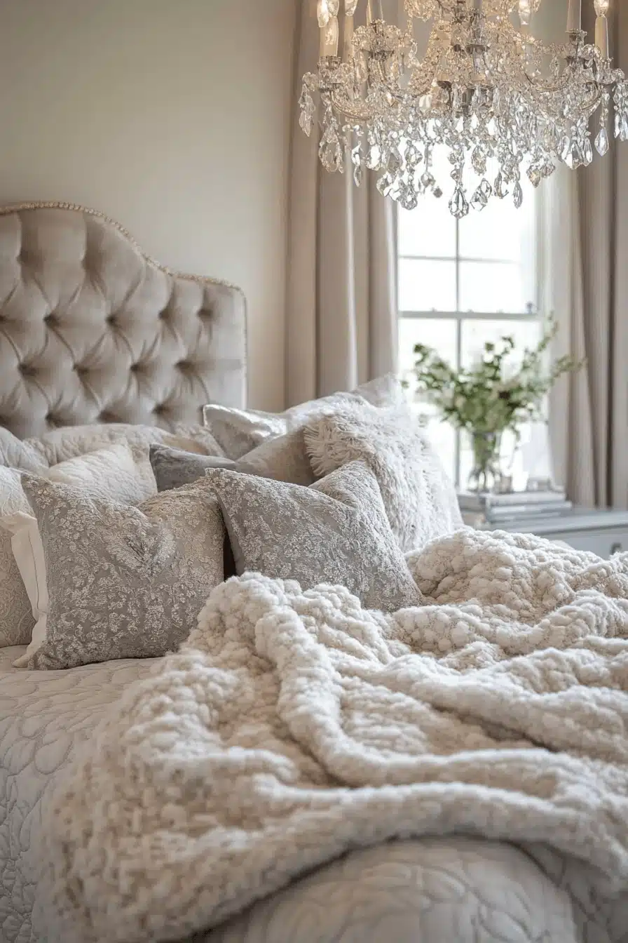 neoclassical bedroom