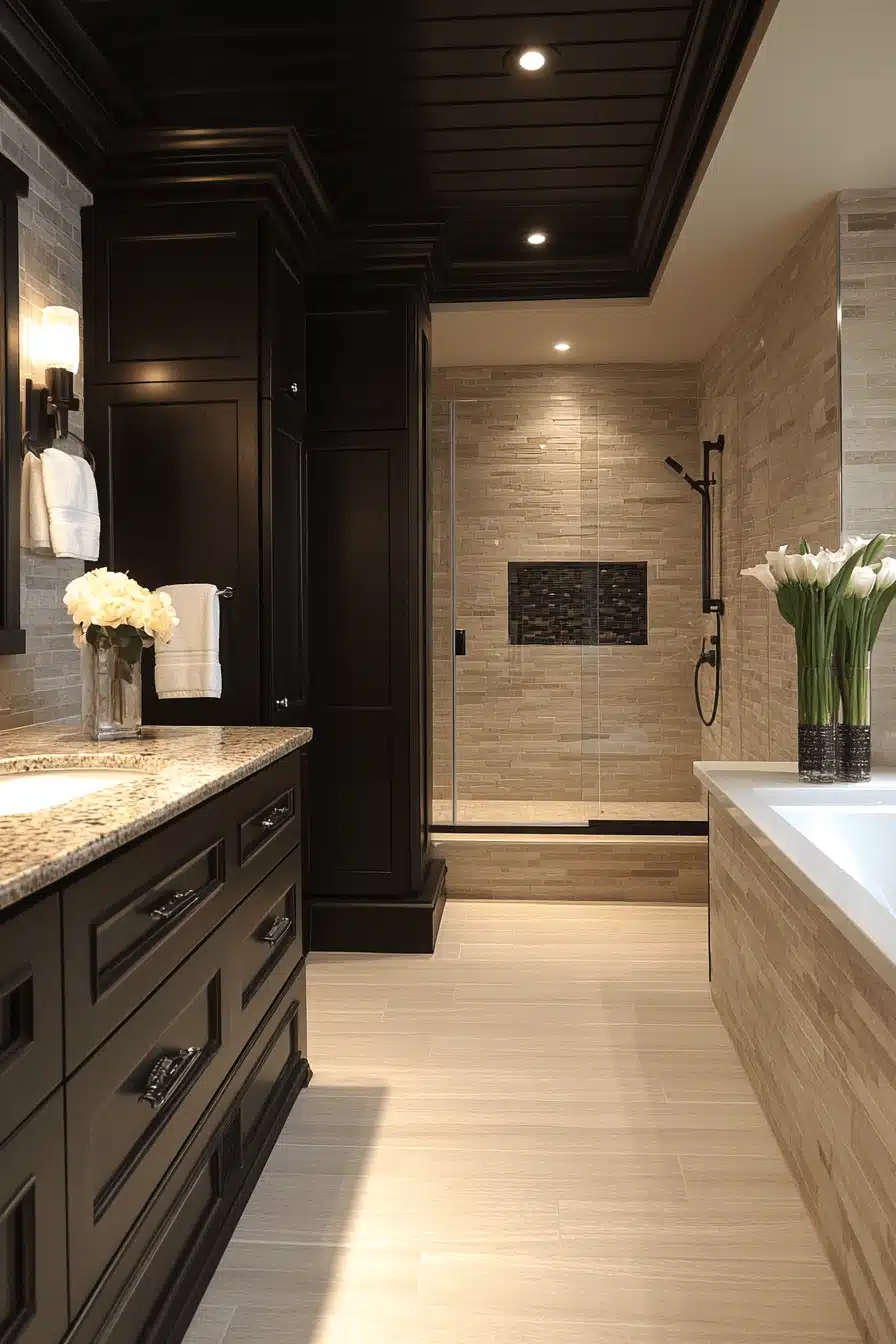 moody bathroom