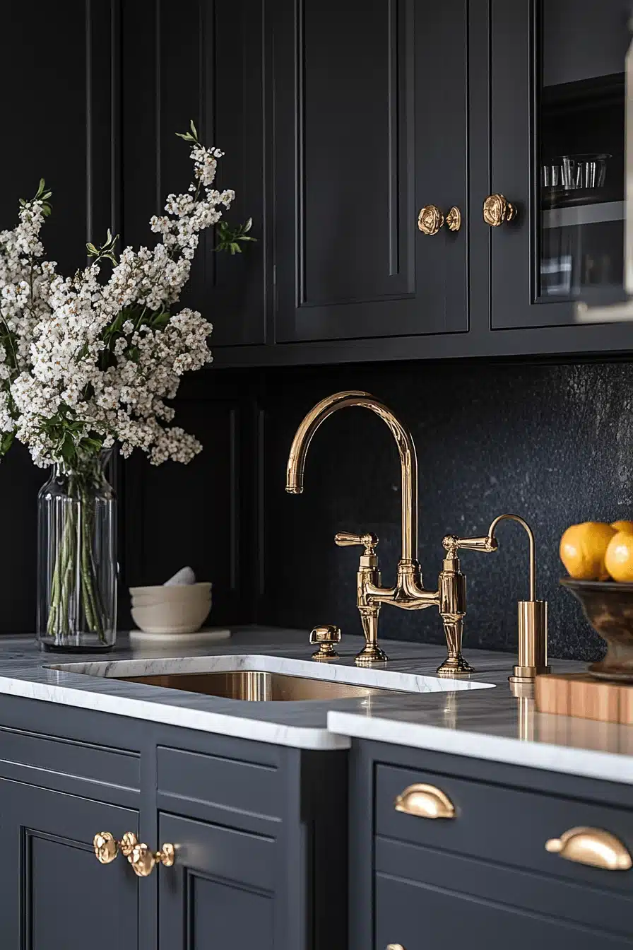 moody cottage kitchen