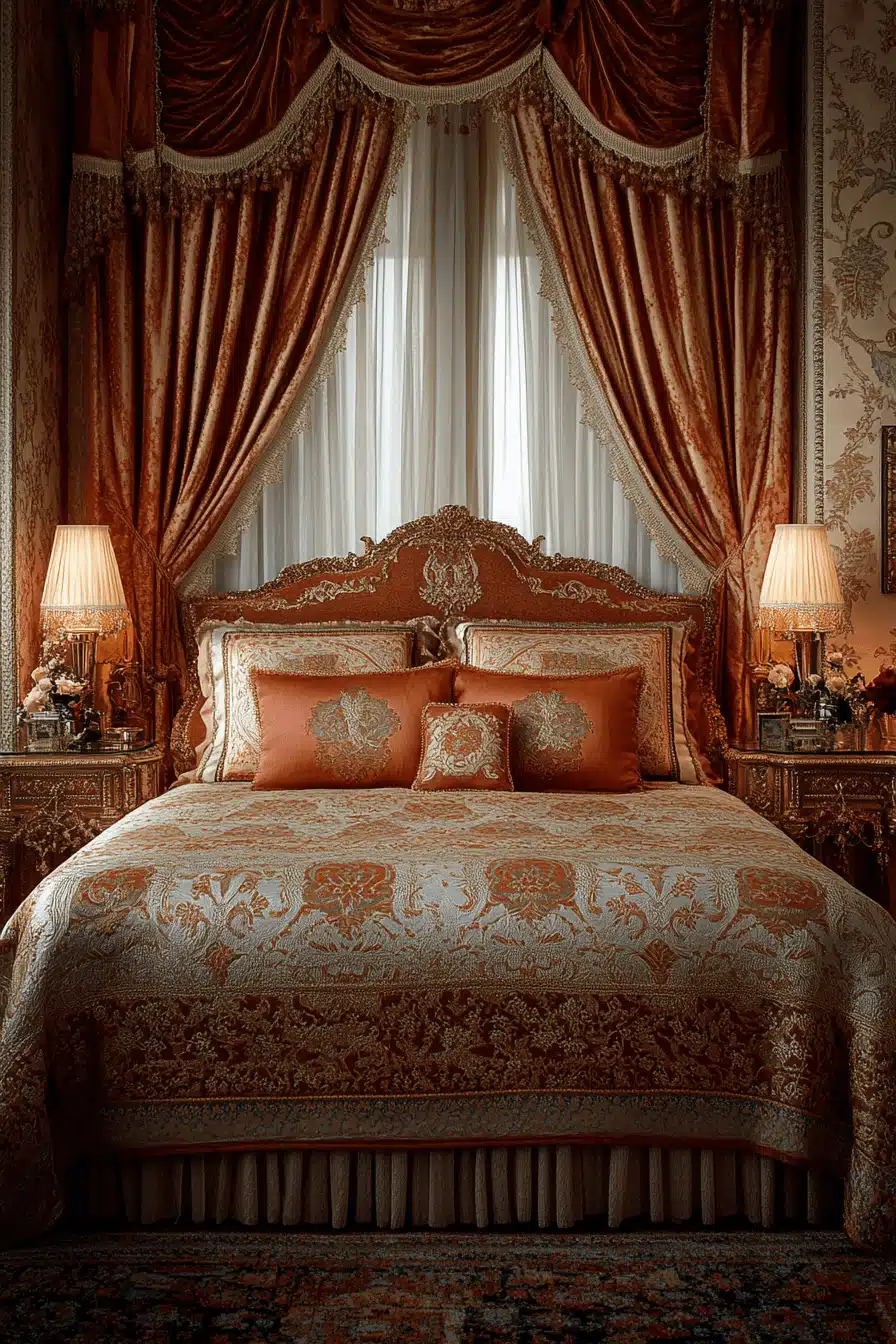 neoclassical bedroom