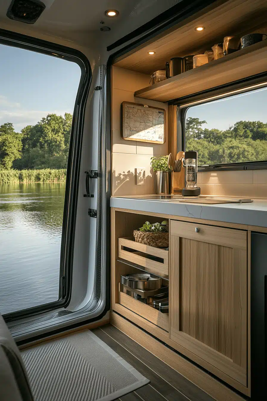 old cabin interior kitchen