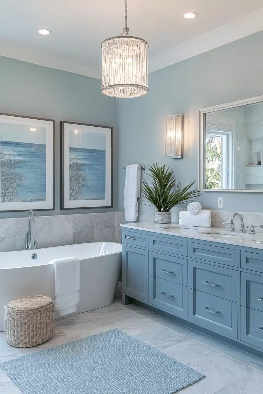 tropical bathroom