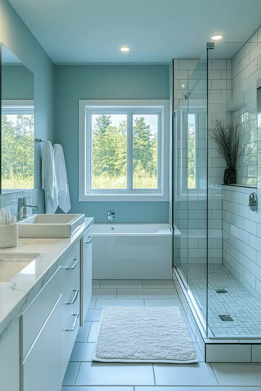 tropical bathroom