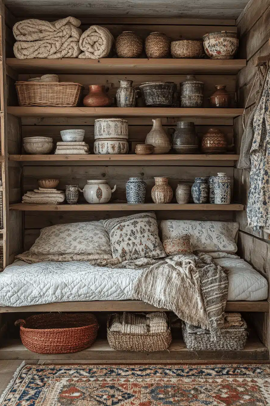 old cabin interior