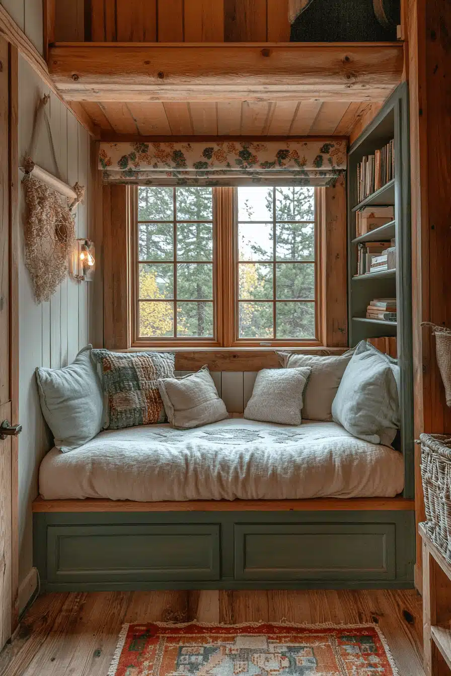 old cabin interior