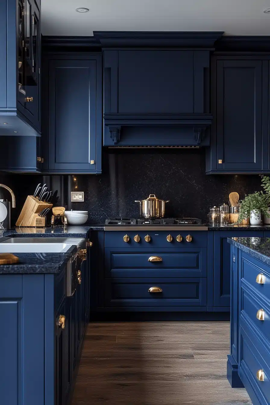 dark kitchen aesthetic
