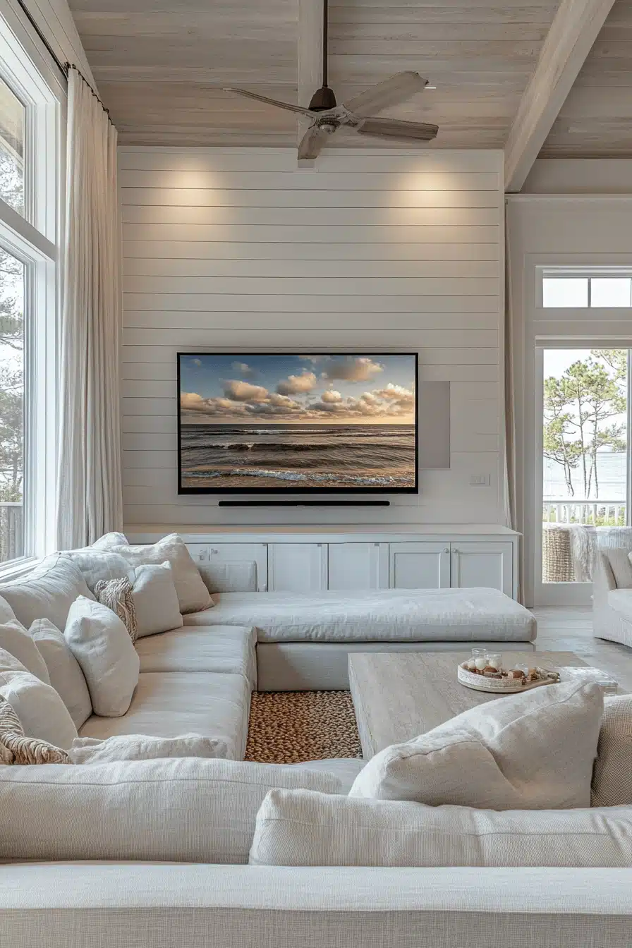 coastal cottage living room