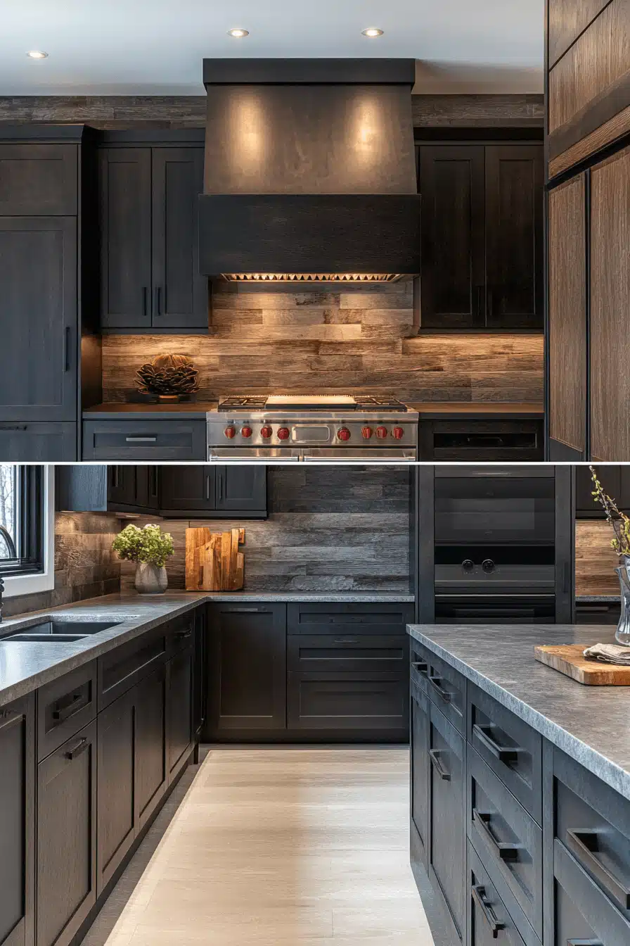 dark kitchen aesthetic