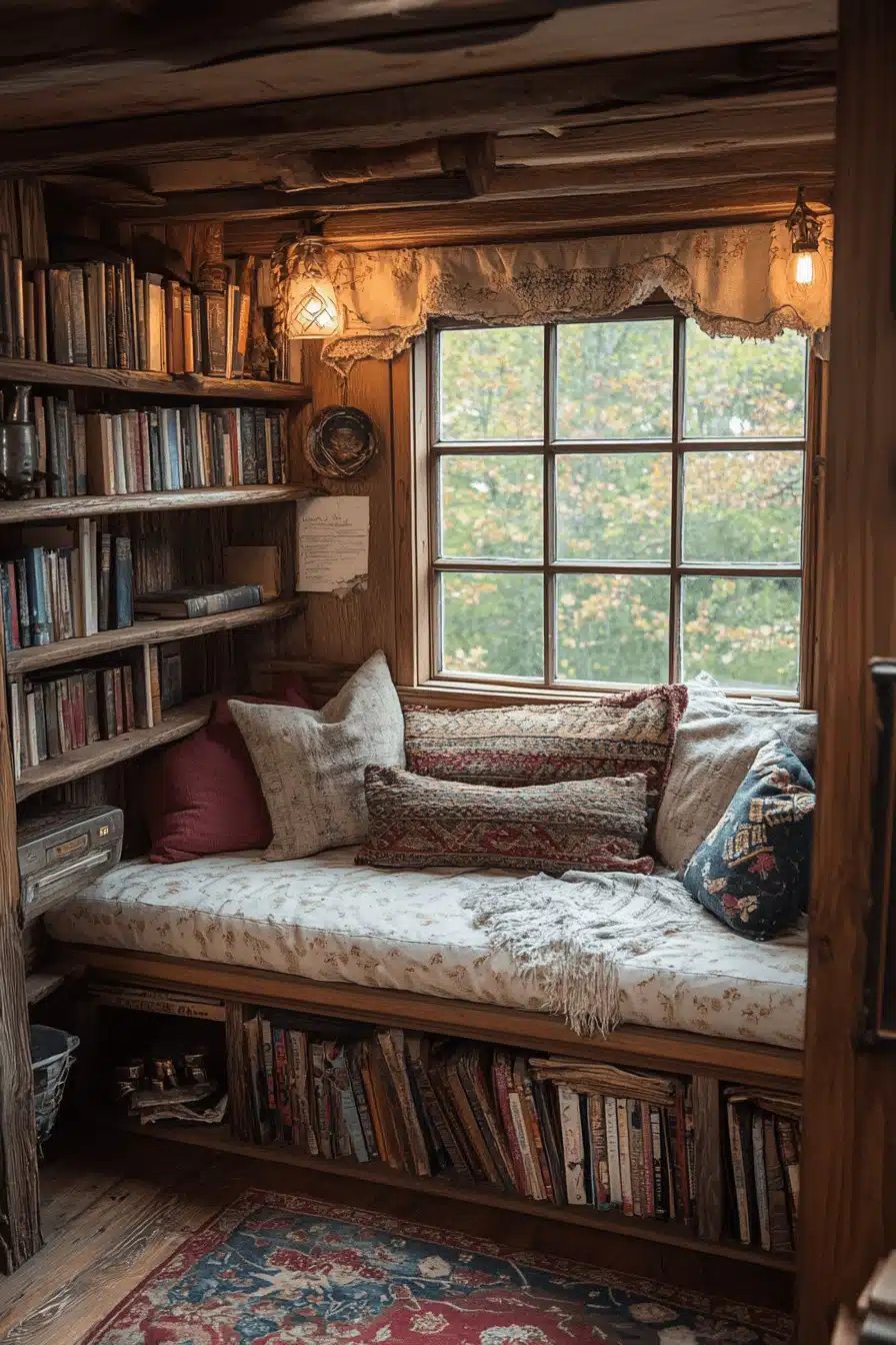 old cabin interior