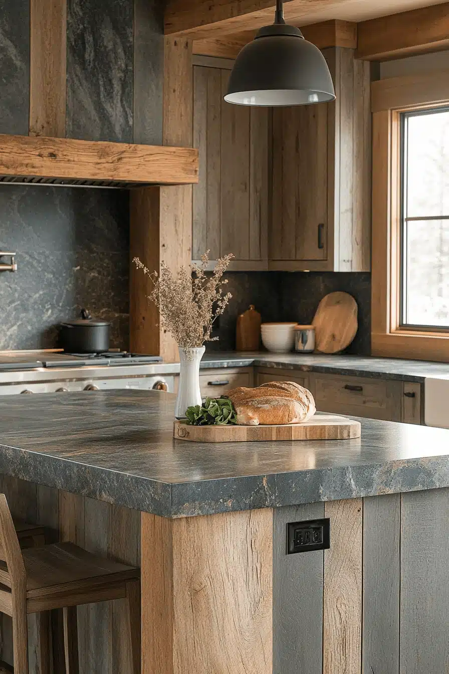 grey kitchen cabinets