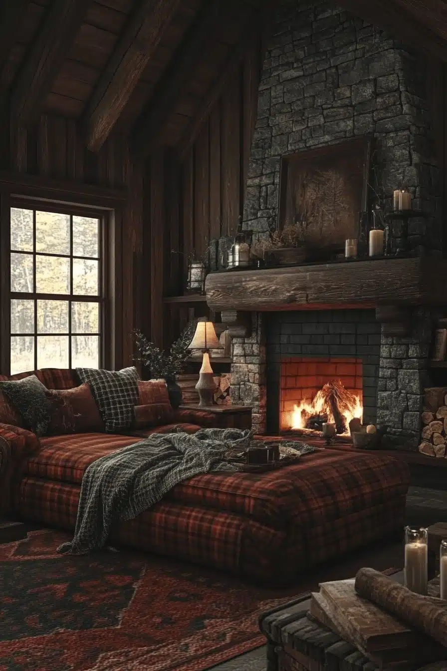 old cabin interior