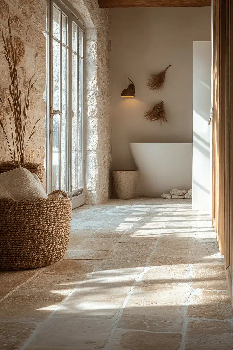 stone wall interior