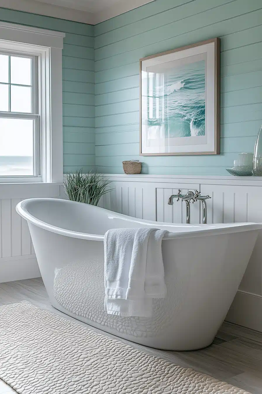 tropical bathroom