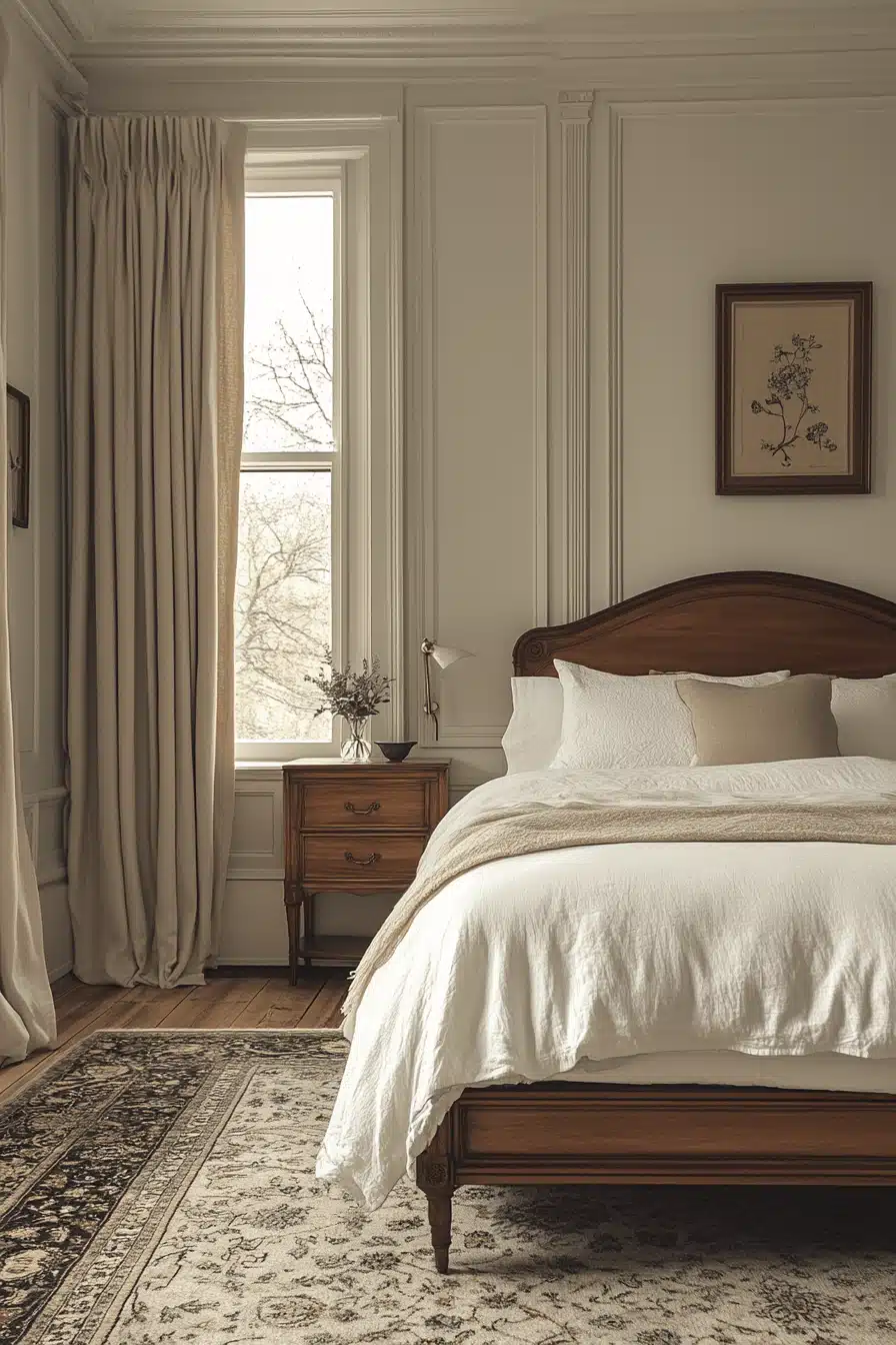 modern victorian bedroom