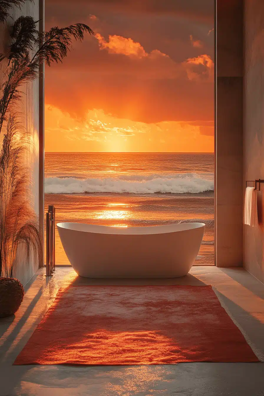 tropical bathroom