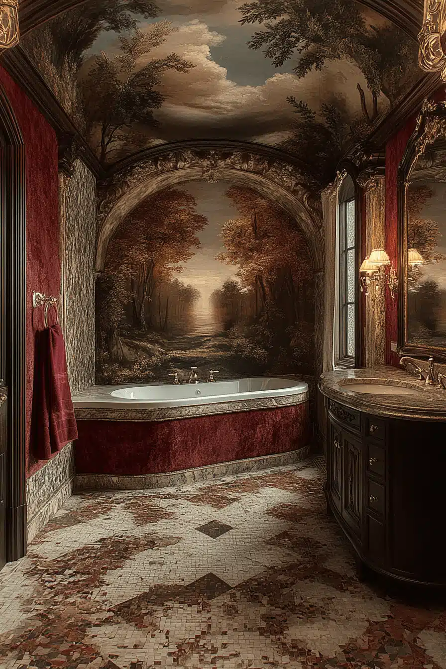 29 Moody Vintage Bathroom Ideas to Turn Your Bathroom into a Stunning ...