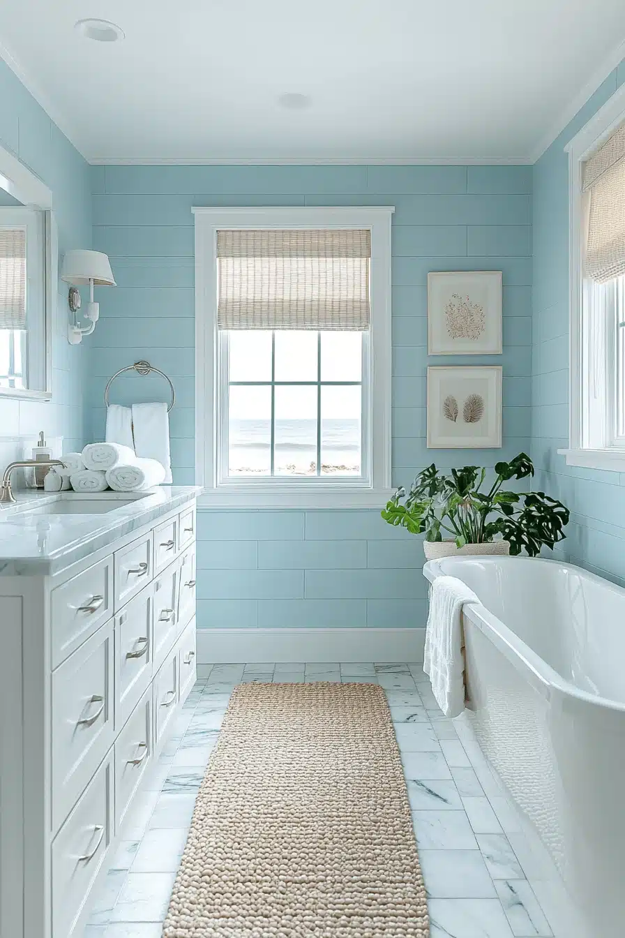 tropical bathroom