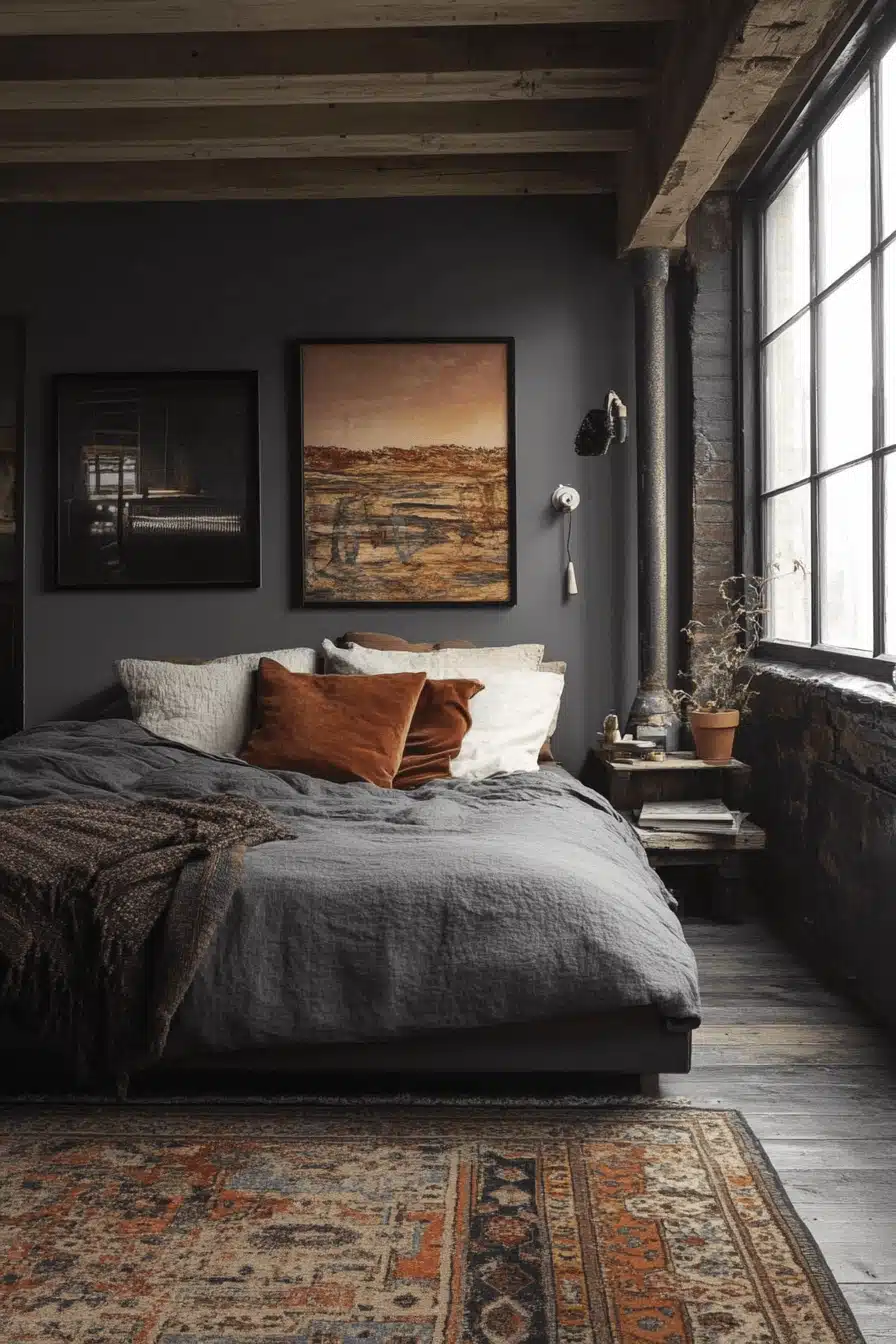 industrial bedroom design