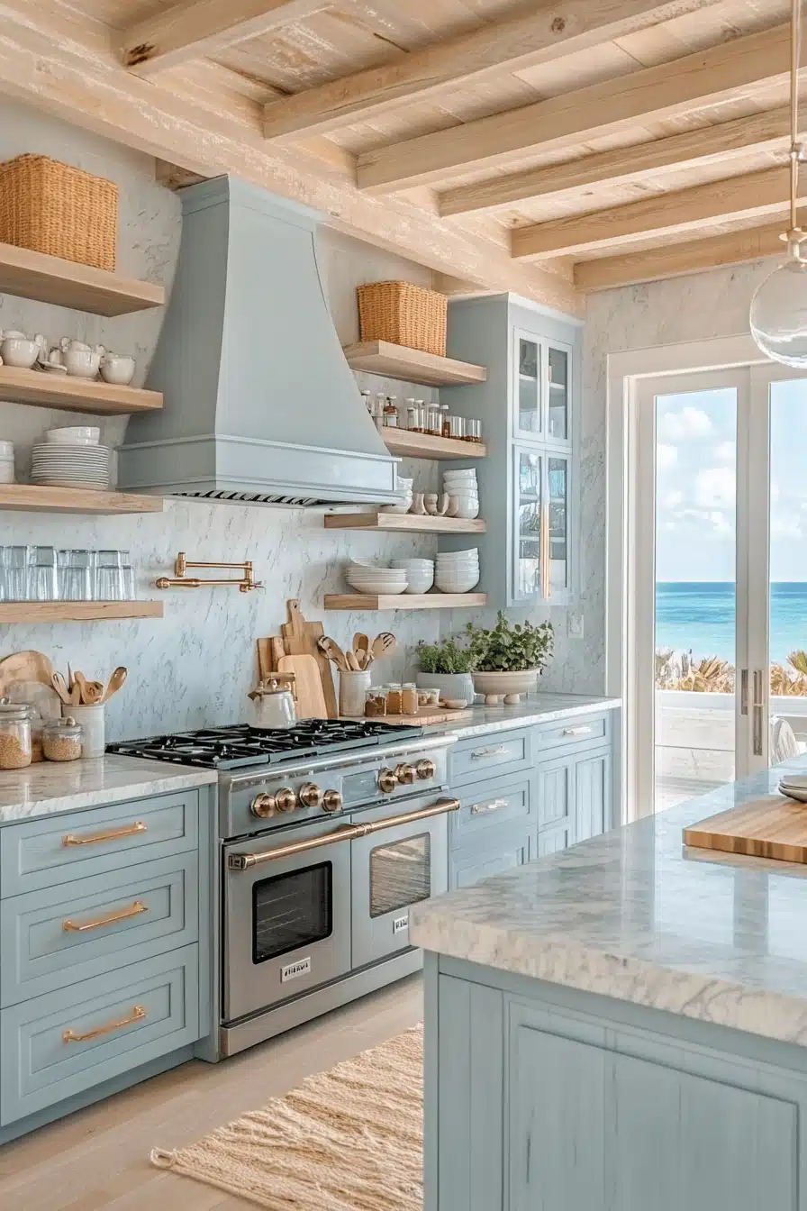 coastal cottage kitchen