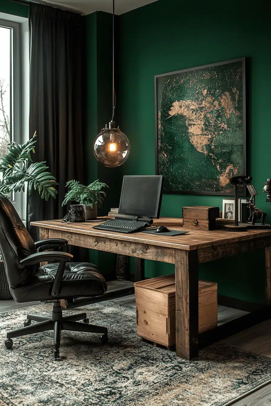 29 Moody Office Ideas to Create a Stylish and Productive Workspace - My ...