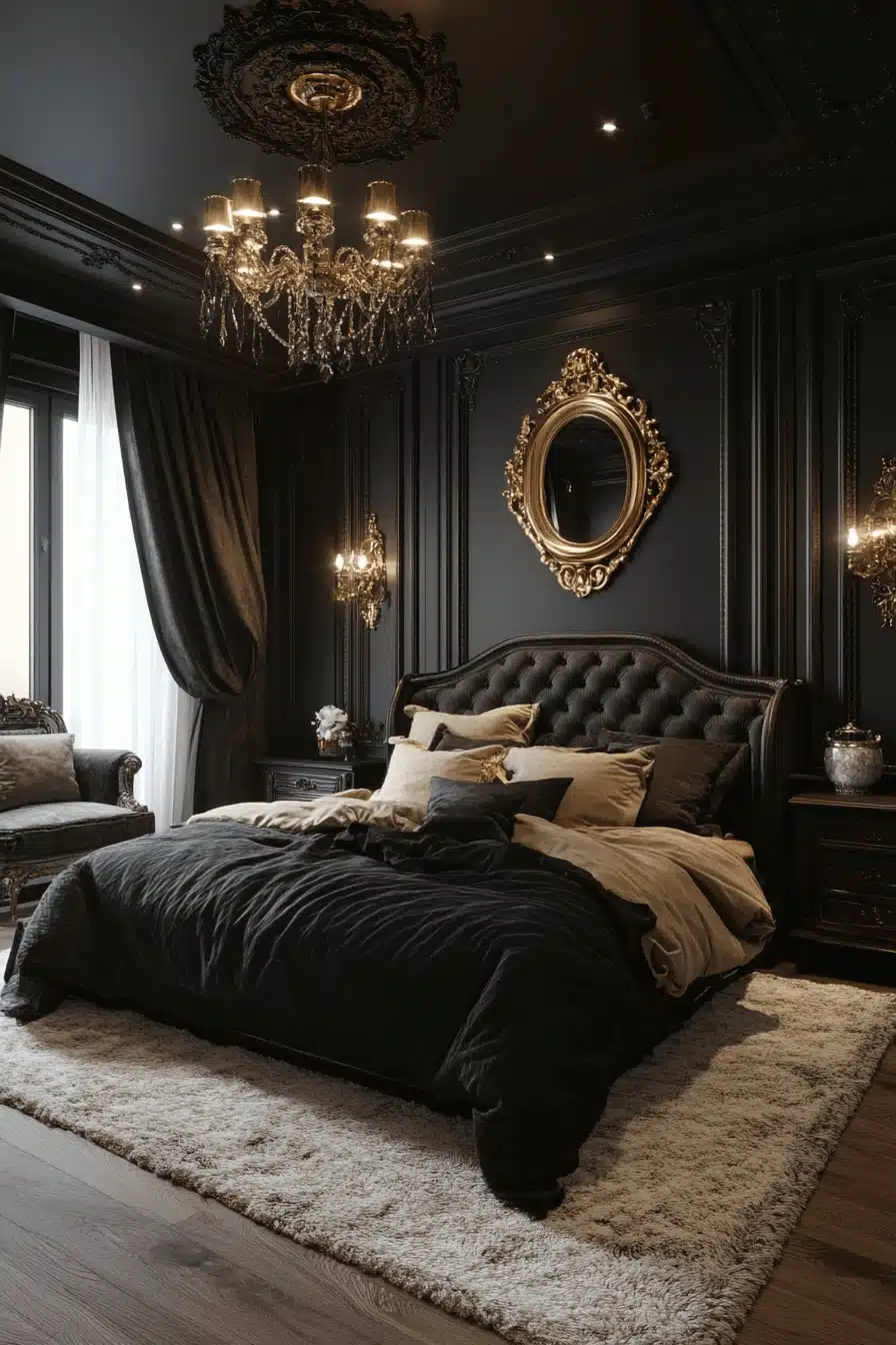 modern victorian bedroom