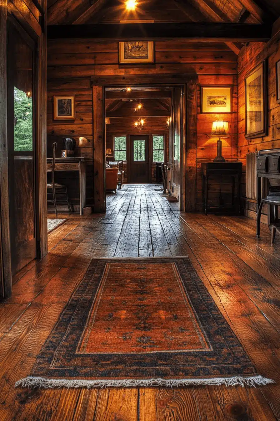 old cabin interior