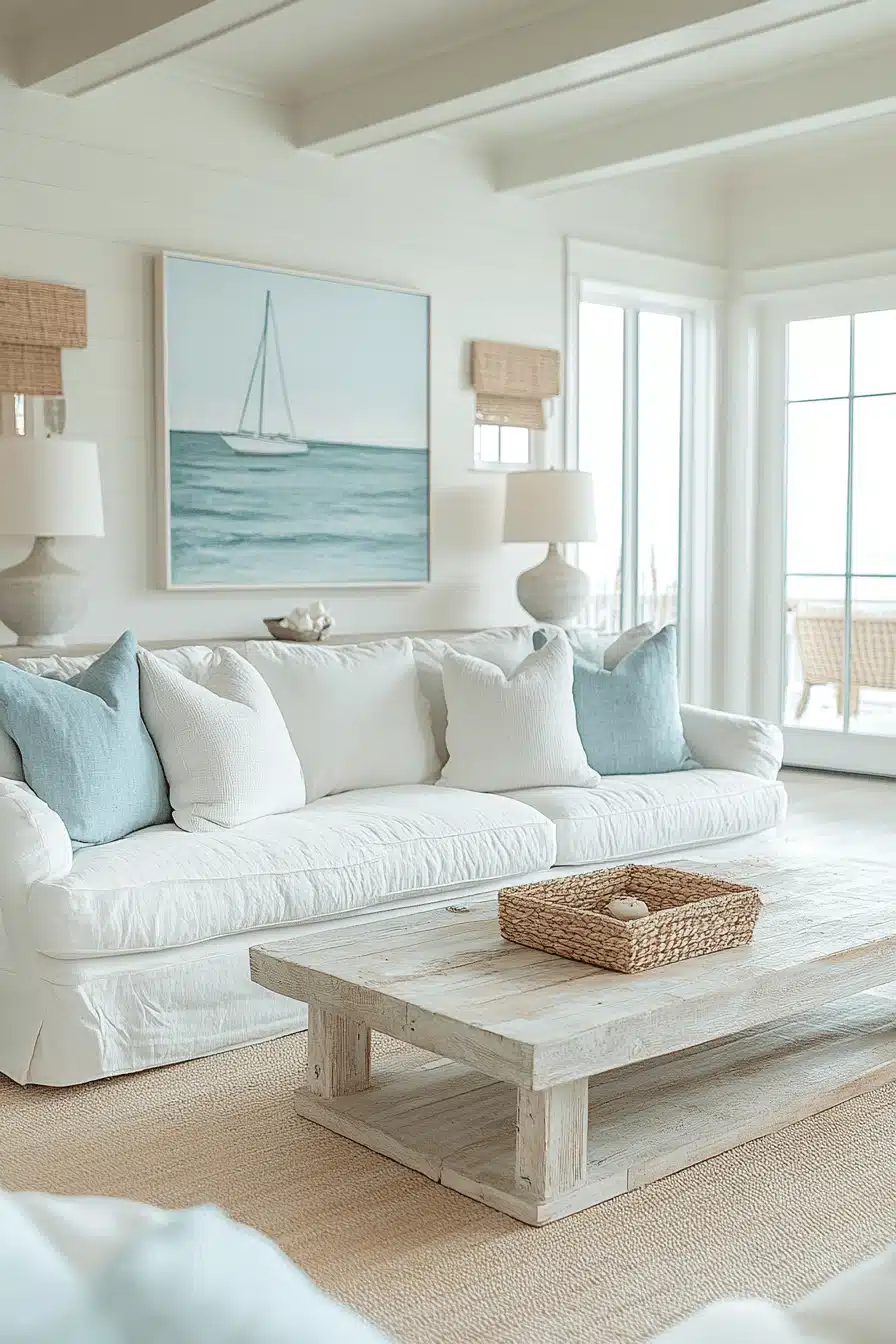 tropical living room