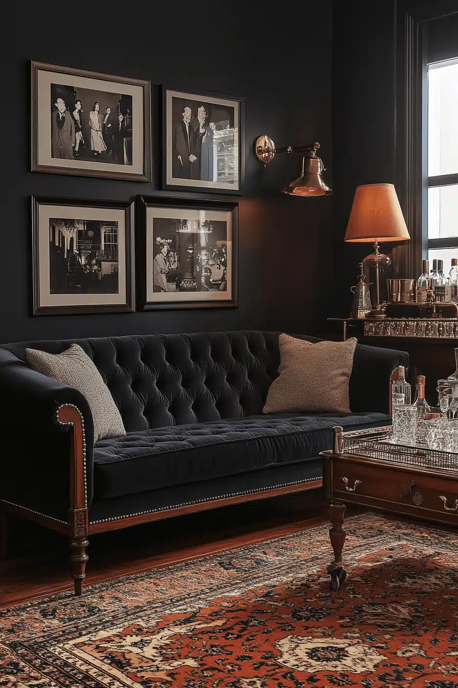 29 Moody Vintage Living Room Designs to Add Richness and Elegance to ...