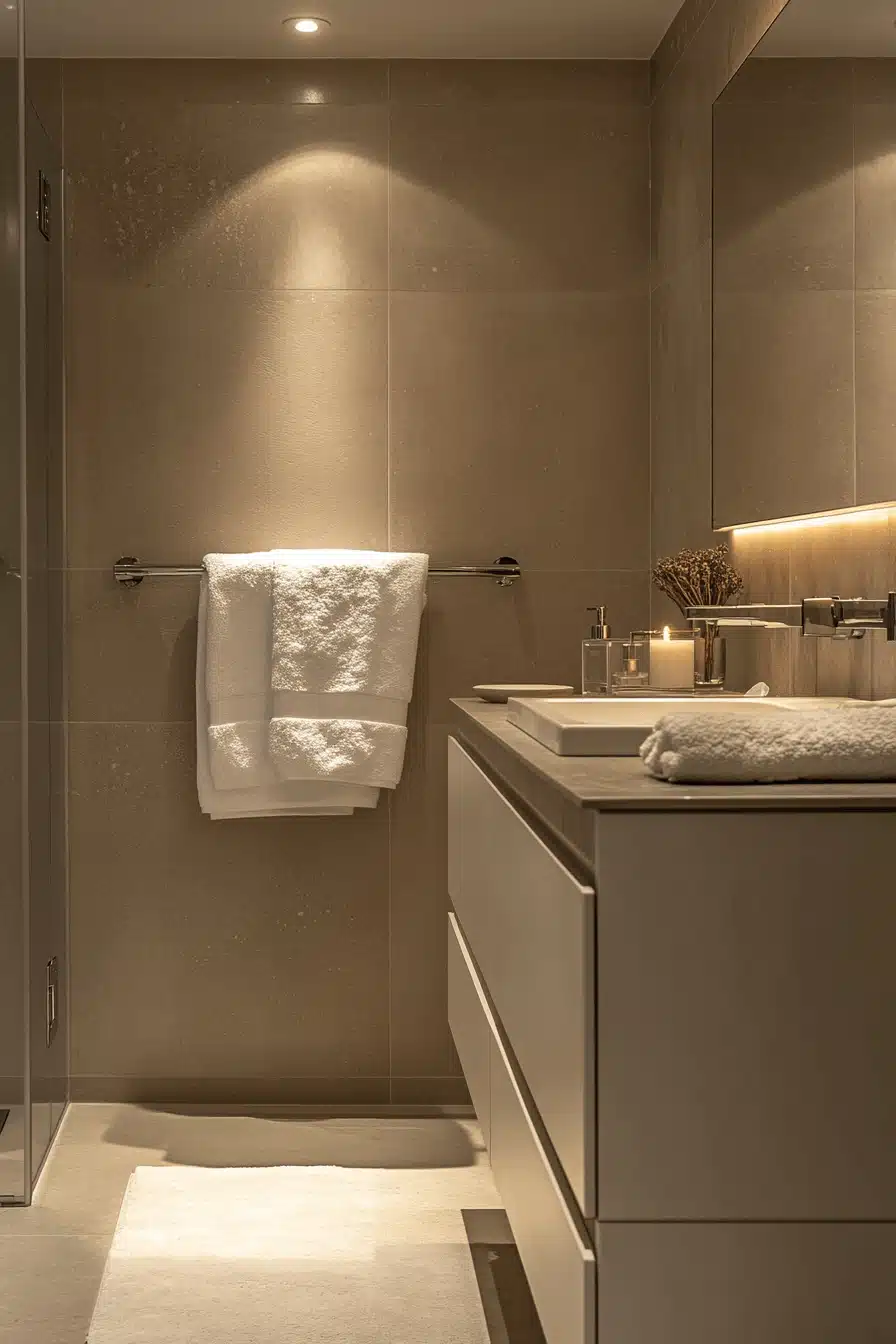 moody bathroom
