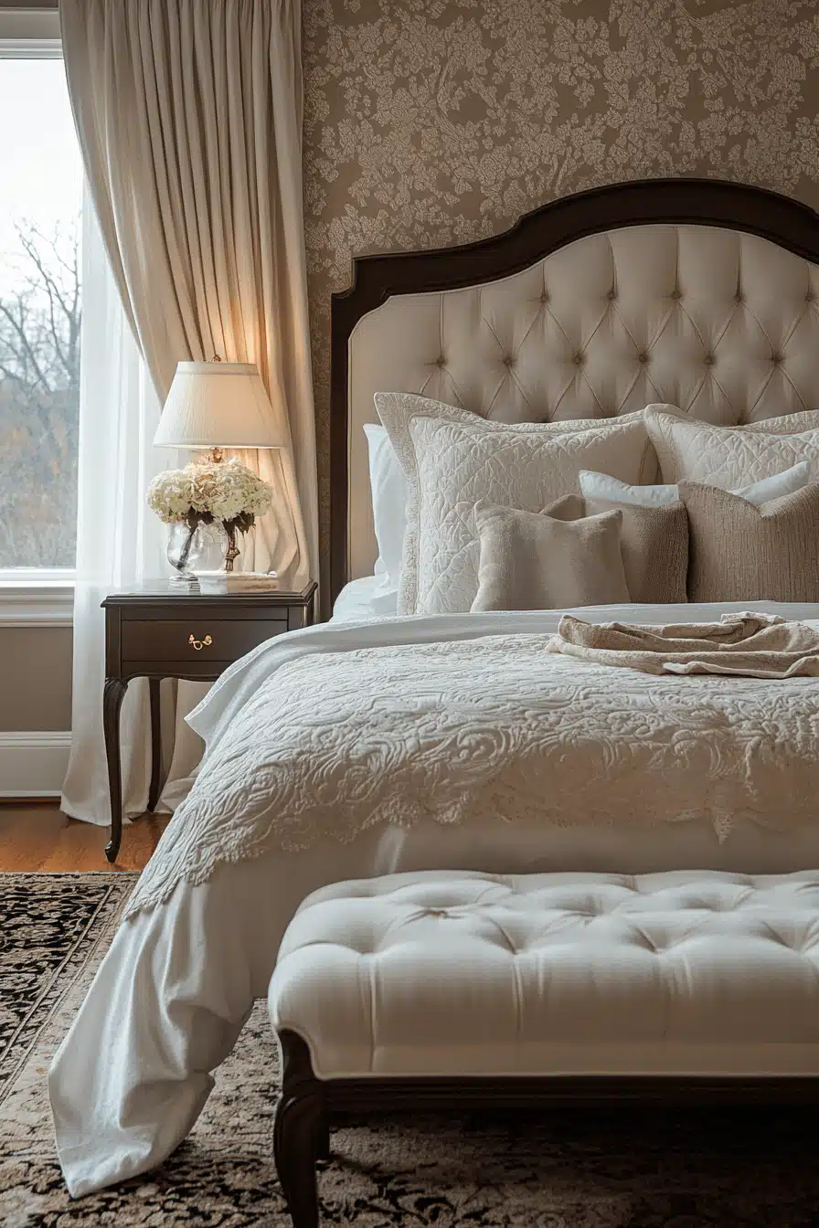 modern victorian bedroom