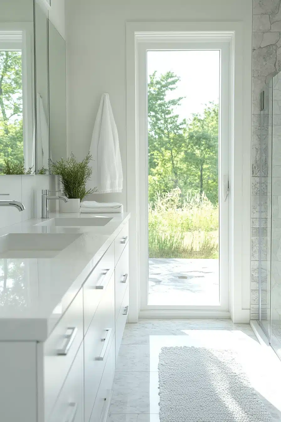 tropical bathroom