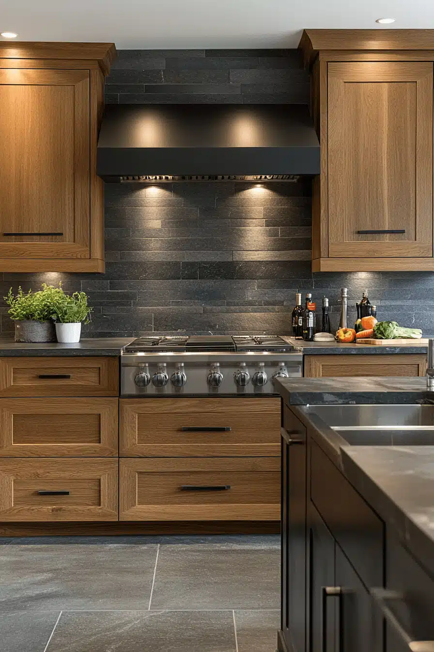 29 Dark and Moody Kitchen Interiors That Make a Striking Statement - My ...