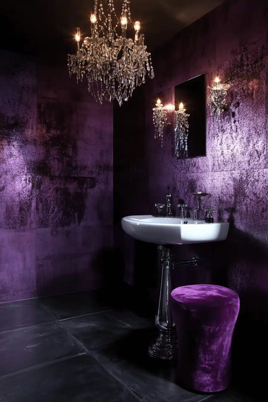 moody bathroom