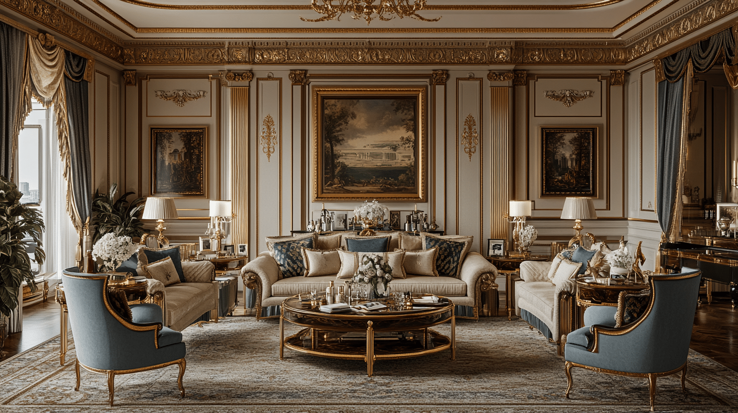29 Neoclassical Interior Living Rooms Ideas to Add Charm and Grace to ...