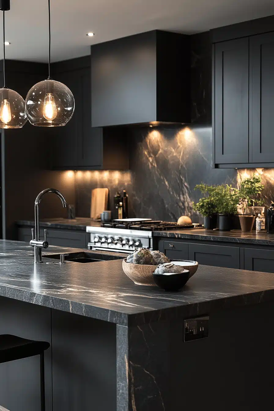 grey kitchen