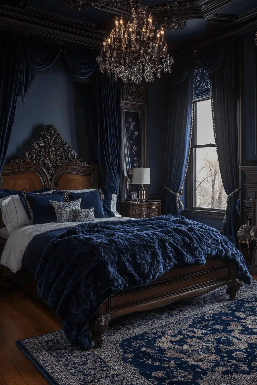 29 Dark Victorian Bedroom Concepts for a Stunning Statement Space My
