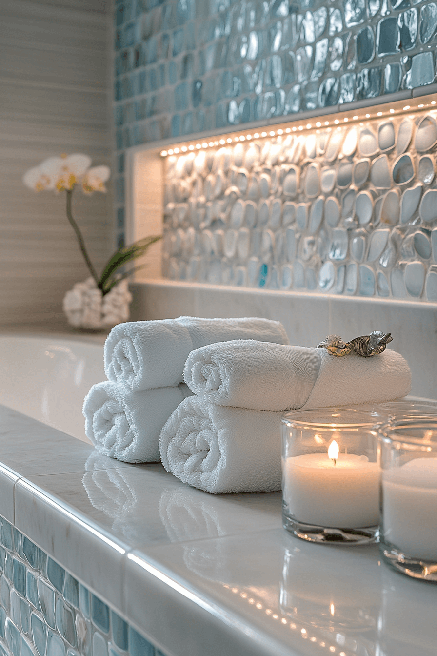 coastal bathroom shower ideas