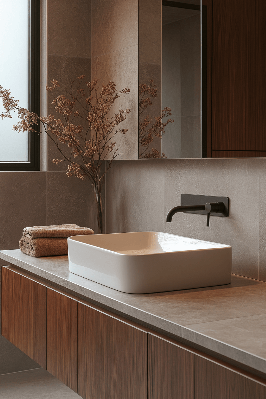 japandi bathroom