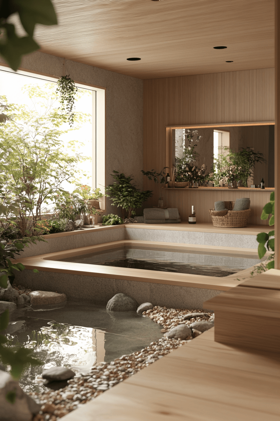 japandi bathroom