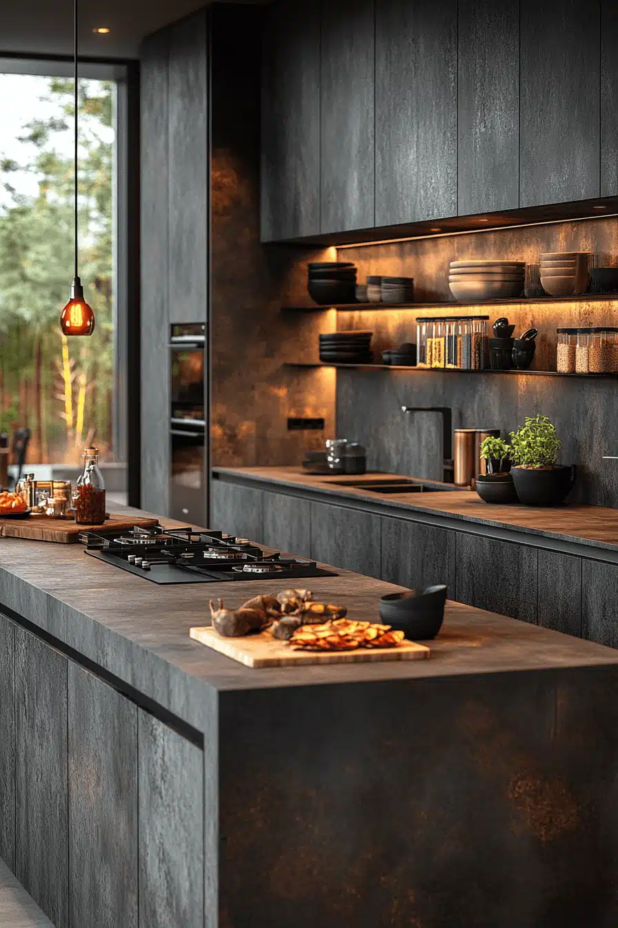 grey kitchen