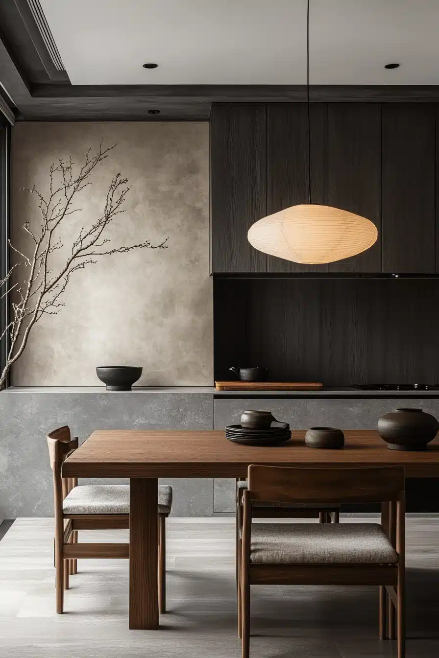 japandi dining room